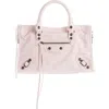Balenciaga Small Le City Leather Satchel In 5723 Petal Pink