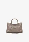 Balenciaga Small Le City Nappa Leather Tote Bag In Sand