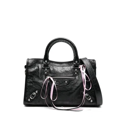 Balenciaga Small Le City Top-handle Tote Bag In Black