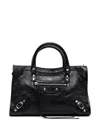 Balenciaga Small Leather Le City Top-handle Bag In Black
