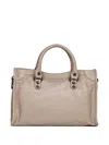 Balenciaga Small Le City Tote Bag In Neutral