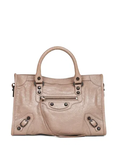 Balenciaga Sesame Le City Small Handbag In Multi