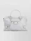 Balenciaga Small Leather Shoulder Bag Featuring Studs