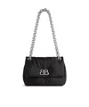Balenciaga Small Monaco Shoulder Bag In Black