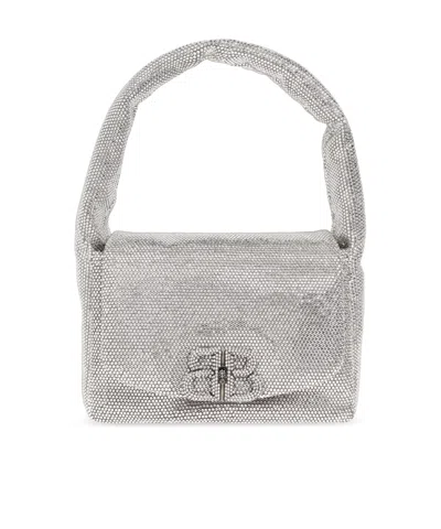 Balenciaga Monaco Small Sling Shoulder Bag In Grey