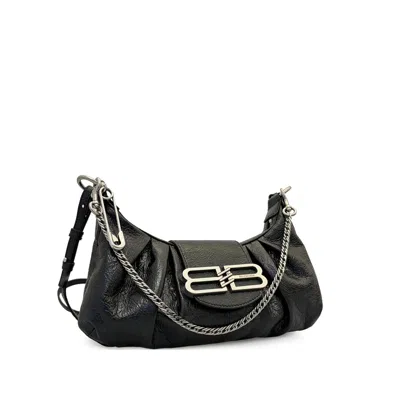 Balenciaga Small Pamela Shoulder Bag In Black