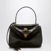 Balenciaga Small Rodeo Bag In Crocodile-effect In Black