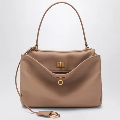 Balenciaga Small Rodeo Bag In Milk Coloured Smooth Leather In Sand