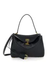 Balenciaga 'small Rodeo' Black Handbag With Detachable Key Holder In Smooth Leather Woman