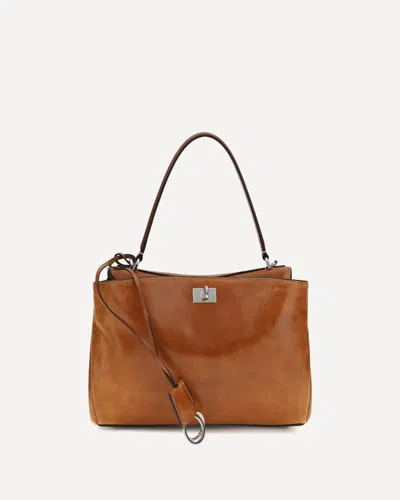 Balenciaga Shoulder Bag Woman Color Brown In Pattern