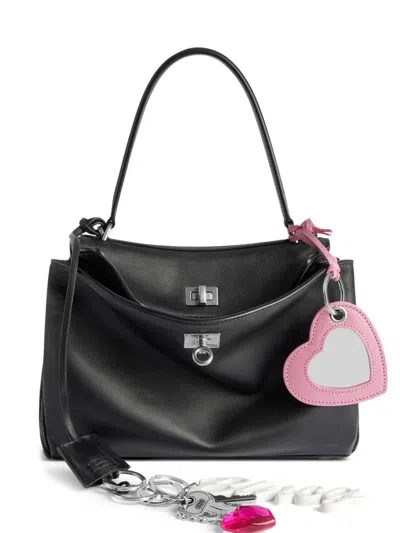 Balenciaga Small Rodeo Tote Bag In Black