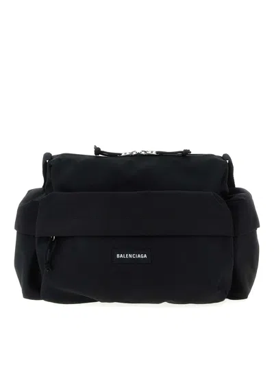 Balenciaga Small Shoulder Bag In Black