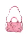 Balenciaga Small Shoulder Bag "neo Cagole" In Pink