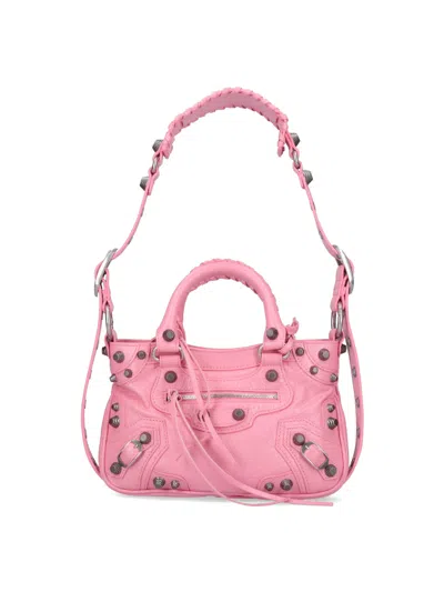 Balenciaga Small Shoulder Bag Neo Cagole In Pink