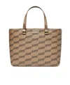 Balenciaga Small Signature East-west Shopper Tote In Brown