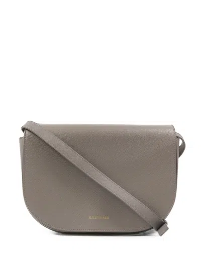 Pre-owned Balenciaga Small Ville Aj Cross Messenger Bag In Grey