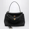 Balenciaga Rodeo Medium Smooth Leather Hand Bags In Black