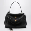 Balenciaga Rodeo Medium Smooth Leather Hand Bags In Black