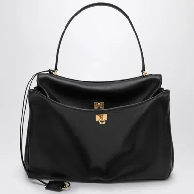 Balenciaga Smooth Calfskin Large Rodeo Bag In Black