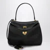 Balenciaga Rodeo Small Leather Top Handle Bag In Black