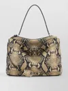 Balenciaga Medium Rodeo Python Print Leather Top Handle Bag