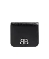 Balenciaga Snap Wallet In Black