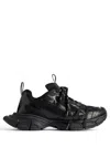 Balenciaga Track Rubber And Mesh Sneakers In Black
