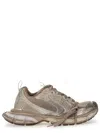 Balenciaga Eggshell Polyurethane Sneakers In Gray