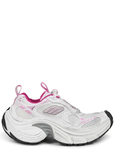 Balenciaga Multicolor Mesh And Rubber 6xl Sneakers In White