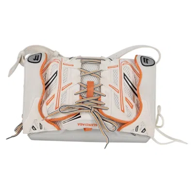 Pre-owned Balenciaga Sneaker Head White Leather Shoulder Bag ()
