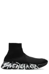 Balenciaga Speed 2.0 Graffiti Recycled Knit Sneaker