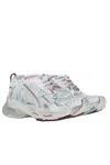 Balenciaga Sneaker Runner White Blue Pink Brown