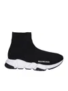 Balenciaga Speed Lt Logo-print Stretch-knit High-top Sneakers