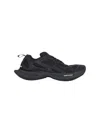 Balenciaga Black Mesh And Rubber Circuit Sneakers In Black