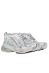 Balenciaga Sneakers In Whit/brn/blu/pnk/gry