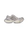 Balenciaga Multicolor Synthetic Leather And Mesh Stapler Sneakers