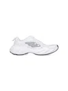 Balenciaga White Cowskin And Polyester Monday Shoe Sneakers In Multi