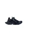 Balenciaga Black Mesh And Rubber 3 Xl Sneakers In Black