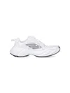 Balenciaga White Sneakers With Black Accents In White