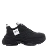 Balenciaga Men Triple S Sneakers In Black