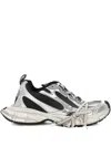 Balenciaga Men Multicolor Mesh And Rubber 3xl Gradient Sneakers