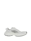 Balenciaga Men White Cowskin And Polyester Monday Shoe Sneakers