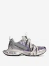 Balenciaga Multicolor Mesh And Rubber 3xl Sneakers In Gray