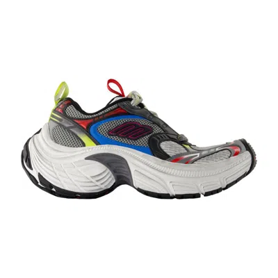 Balenciaga Panelled Design Sneakers In Multi