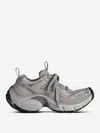 Balenciaga Men Cappuccino Mesh And Rubber 6xl Sneakers In Brown