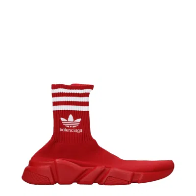 Balenciaga Sneakers Adidas Speed Man Fabric Red/white