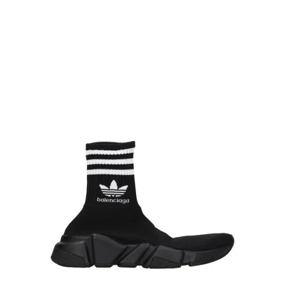 Balenciaga Sneakers Adidas Speed Woman Fabric Black/white