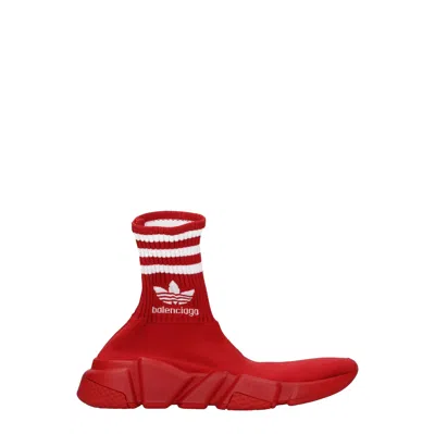Balenciaga Sneakers Adidas Speed Woman Fabric Red/white