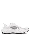 Balenciaga Men White Cowskin And Polyester Monday Shoe Sneakers