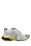 Balenciaga Men White Gradient Runner Sneakers